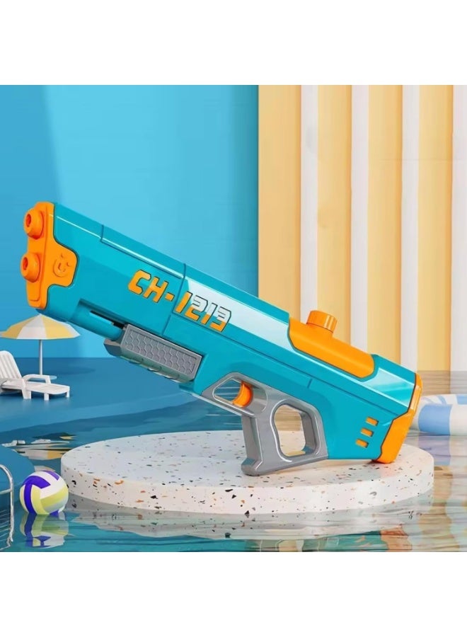 تابيت مسدس ماء كهربائي، مسدس ماء أوتوماتيكي، مسدسات مياه ذات شفط تلقائي للبالغين والأطفال، مسدسات ماء بمدى 24 قدمًا، مسدس ماء يعمل بالبطارية، لوازم حفلات خارجية للشاطئ وحمام السباحة للأطفال - Image 5